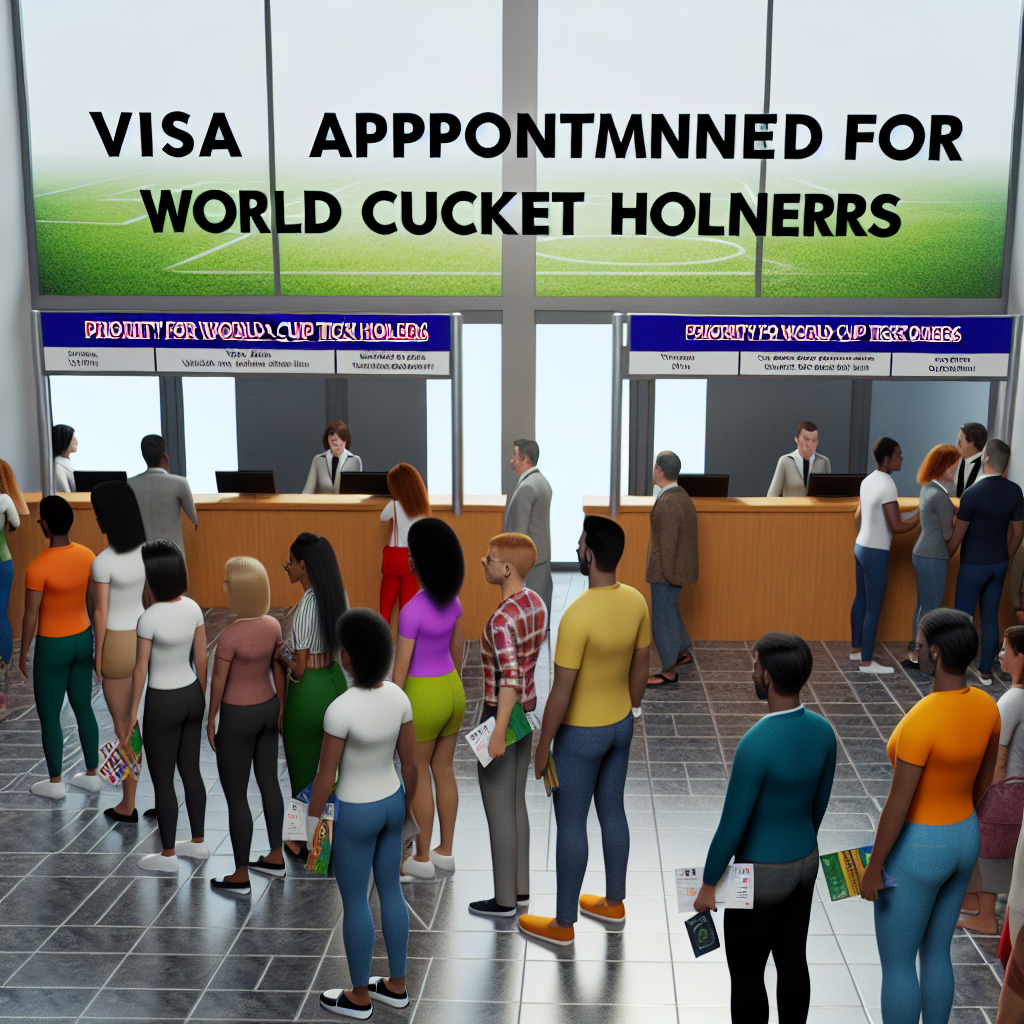 US Prioritizes Visa Appointments for World Cup Ticket Holders US Prioritizes Visa Appointments for World Cup Ticket Holders